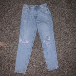 zara mom jean